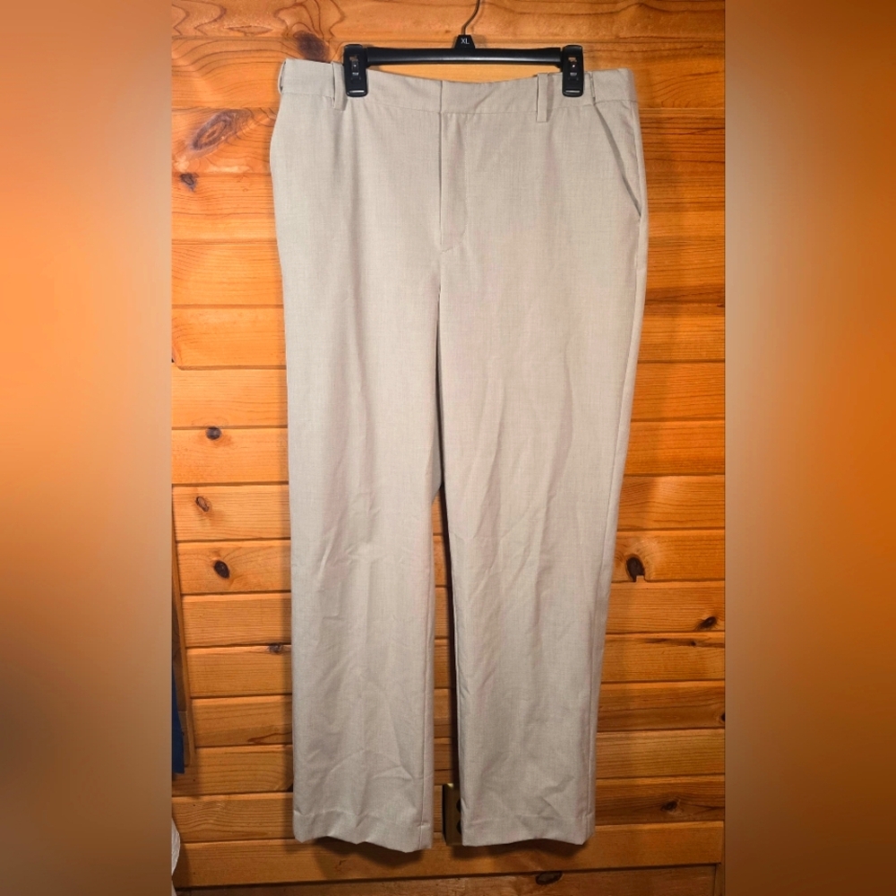 Coldwater Creek Dress Pants Light Beige Flex Waistband Womens 16 Office Career